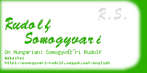rudolf somogyvari business card